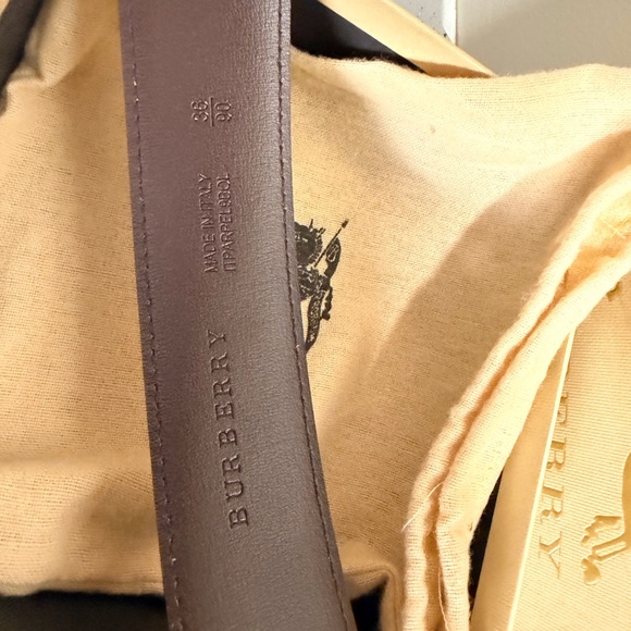 Burberry Beige and Brown Belt …UNISEX BRAND NEW Size 36/90 - Picture 6 of 6